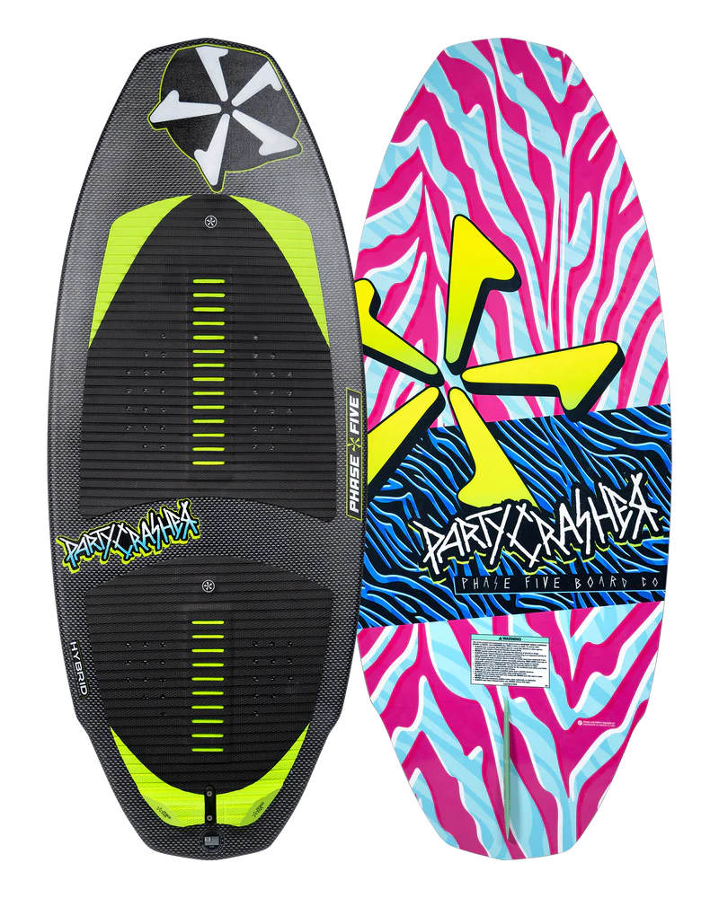 2026 PHASE FIVE PARTY CRASHER 52" " LIGHTLY USED DEMO BOARD"