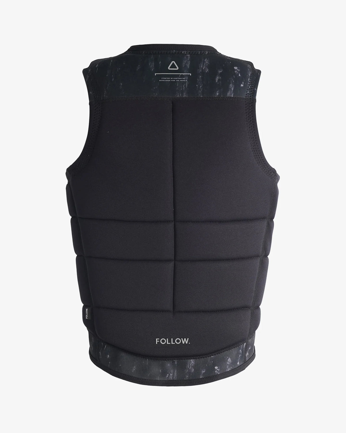 Follow Affiliate Mens Impact Vest in Black/Black