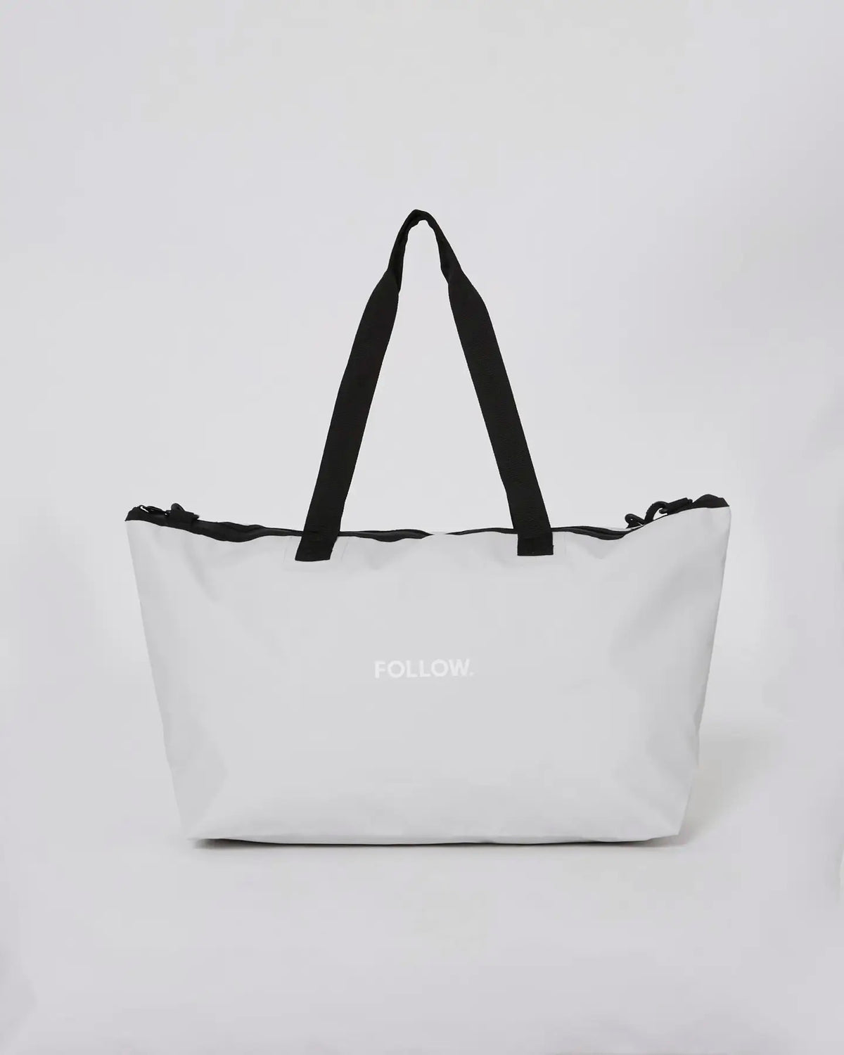 Follow Life Tote Bag in Light Grey