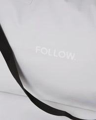 Follow Life Tote Bag in Light Grey