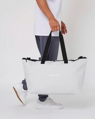 Follow Life Tote Bag in Light Grey