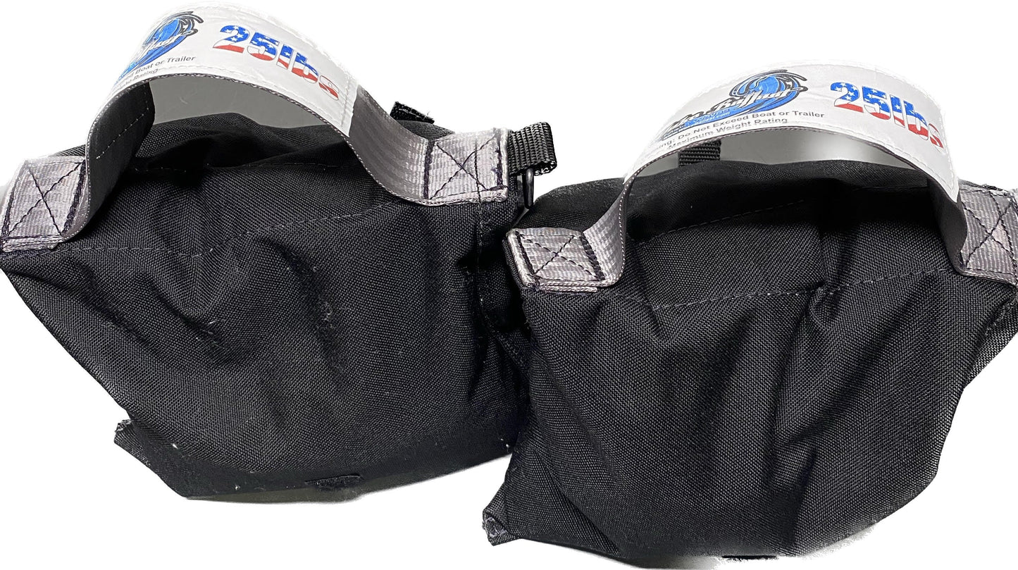 2 Pack - 25LB Steel Shot Ballast Bags